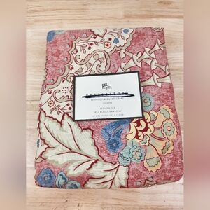 POTTERY BARN Marie Floral Duvet Sz Full/Queen Cottagecore 100% Cotton NOS